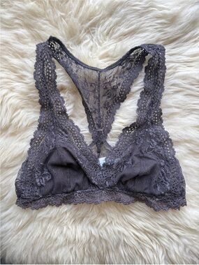 Eberjey Colette Racerback Lace Bralette in Pebble Small